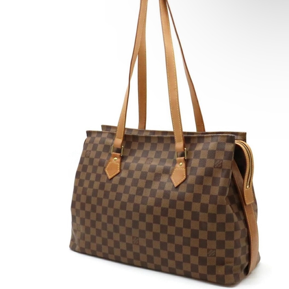 Limited Edition LV Centenaire Damier Columbine zip shoulder bag